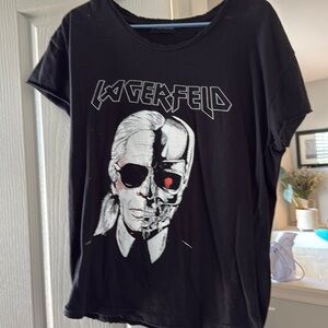 Stylestalker brand Lagerfeld tee , size M Longer